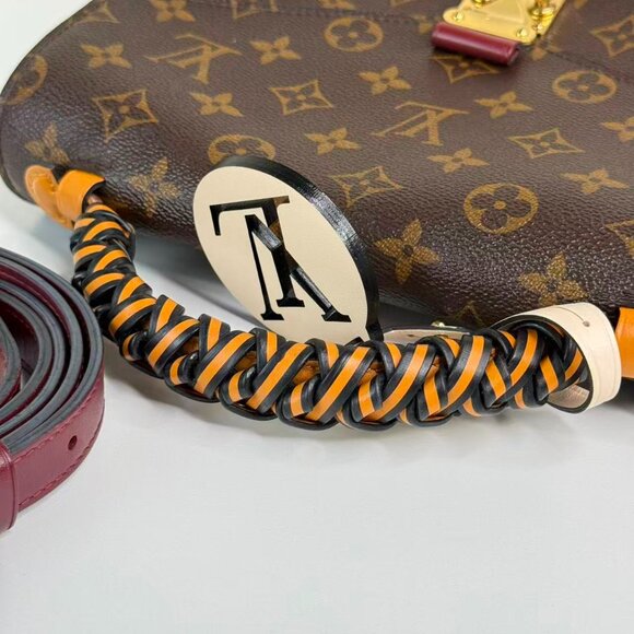 Louis Vuitton Monogram Canvas Metis Shoulder Bag Crossbody with Purple Strap - Picture 8 of 11